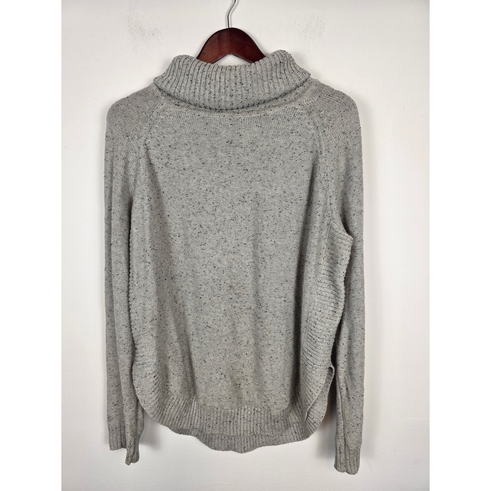 Seraphine Maternity XS Gray Turtleneck Long Sleeve Knit Sweater Pullover Womens